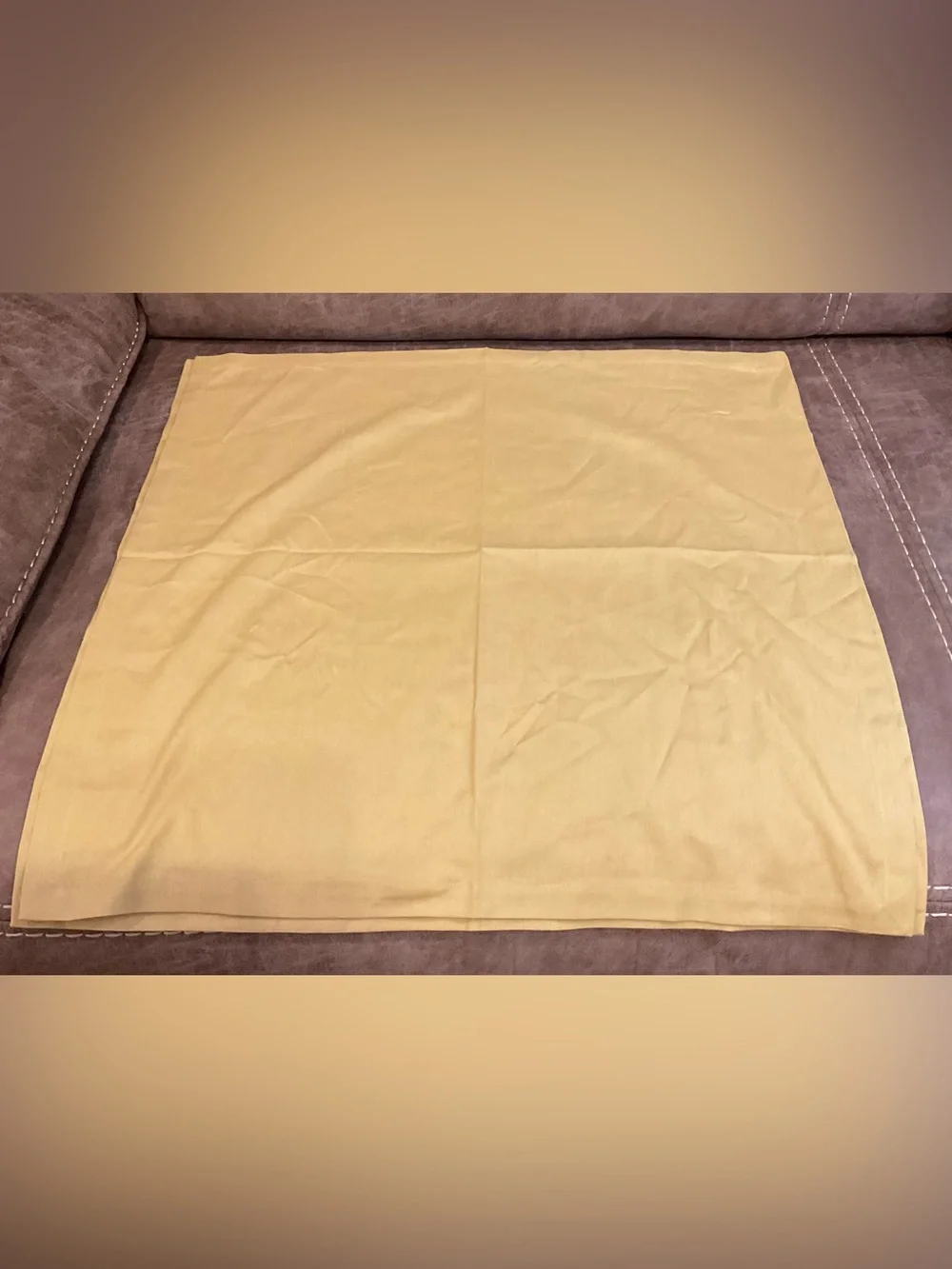 Crate & Barrel Bridget Yellow Napkins